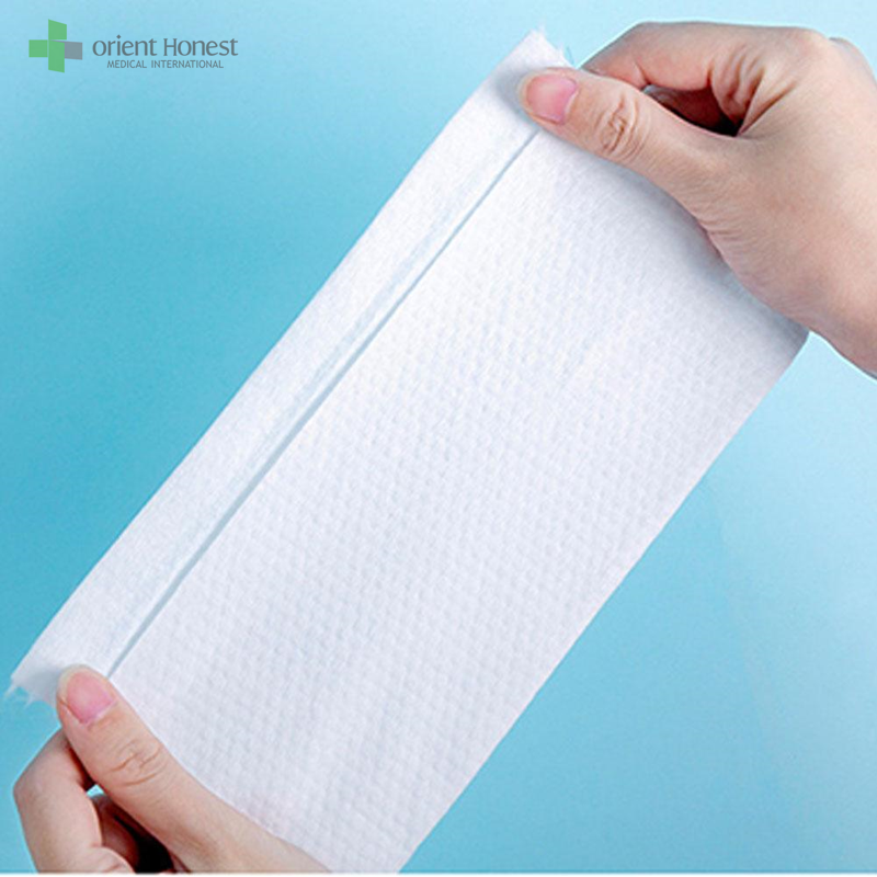 20*20 cm disposable cotton tissue roll Hubei supplier with ISO13485