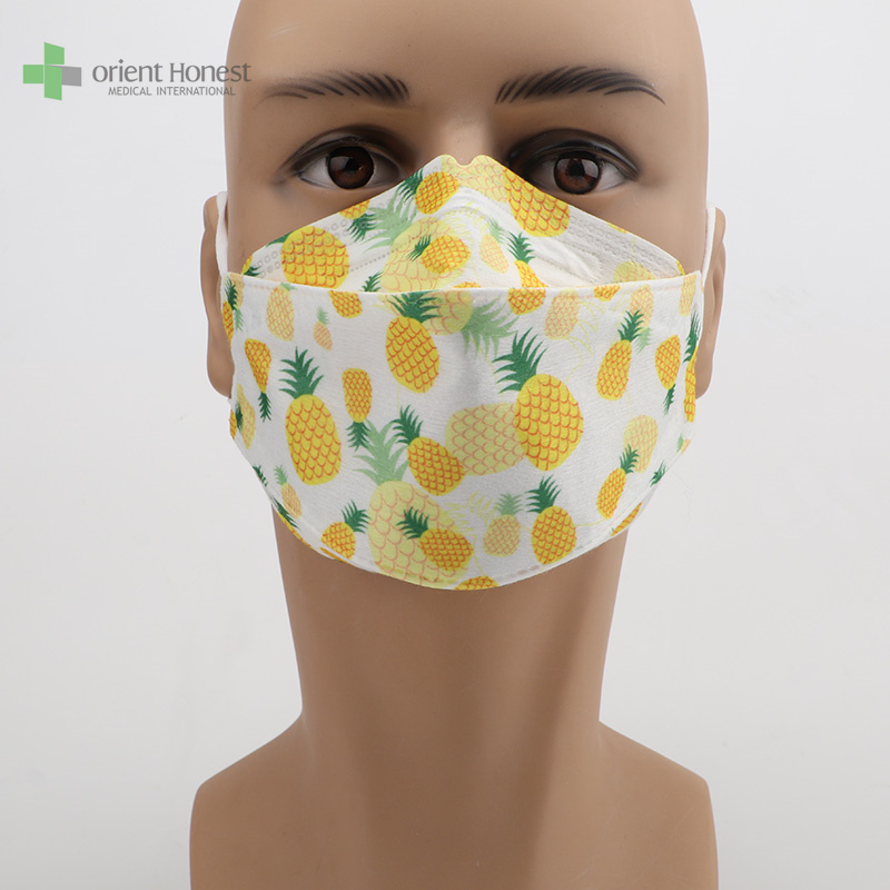 Sale chaude imprimée 4 plis KF94 masque facial Chine fabricant