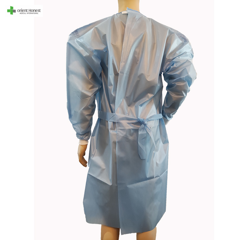 Одноразовые хирургические халаты из полипропилена или SMS AAMI, уровень 1, уровень 2, уровень 3