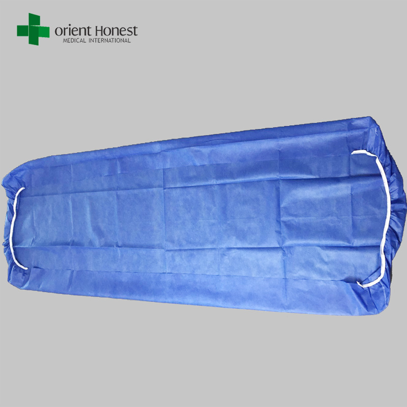Breathable hotel fitted sheet , disposable bed sheets for travel , Polypropylene non woven bed sheet maker