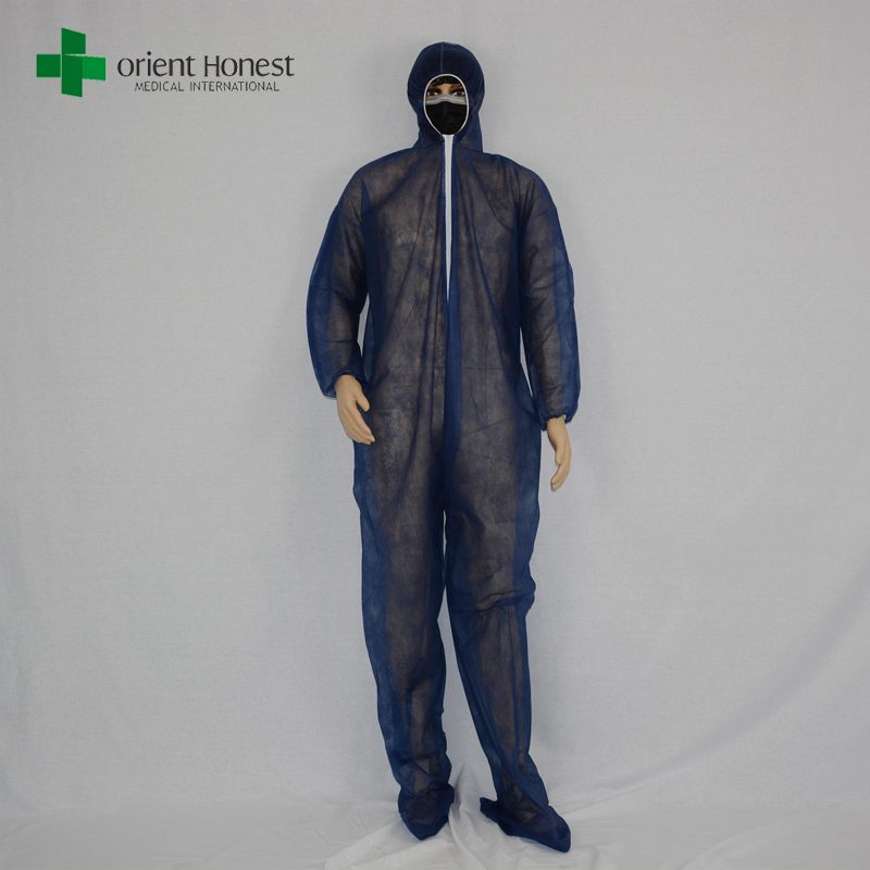 CE / ISO المعطف واقية وظيفية، الصين مورد للالمآزر كامل الجسم التخلص منها، الملابس الواقية المستشفى القابل للتصرف