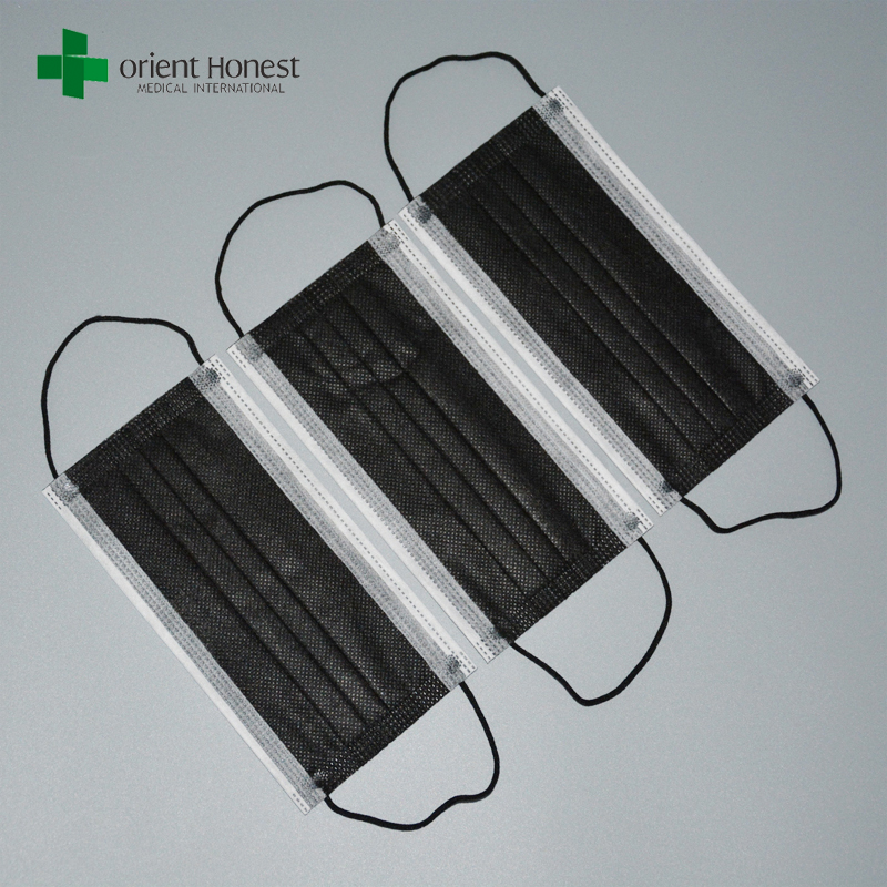 Mascarillas desechables negras de la cubierta de la boca del filtro de polvo respirable del proveedor de China