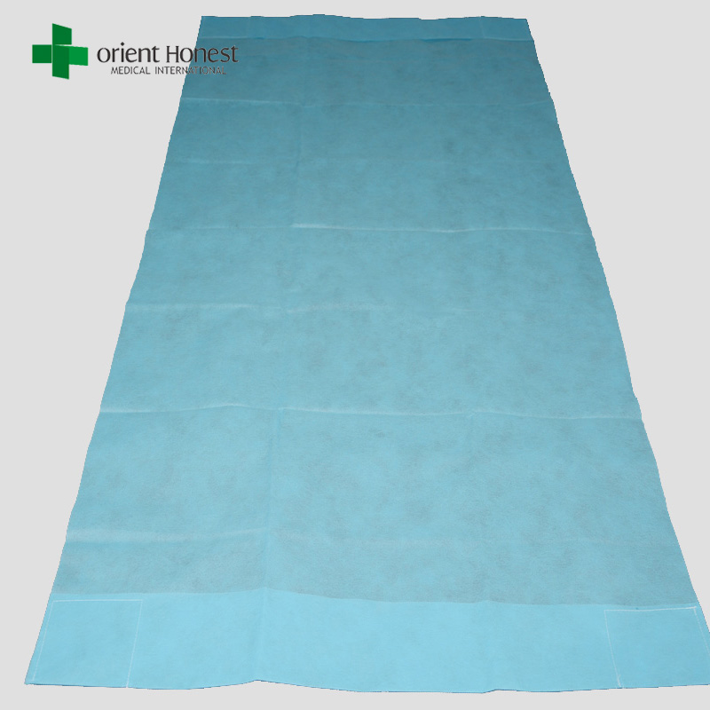 China manufacturers for nonwoven disposable fitted bed sheet , non sterile disposable cot sheet , ambulance stretcher sheet