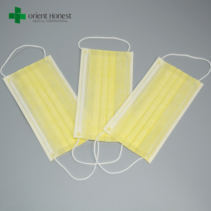 Clean room disposable face mask surgical , hospital and clinic funny face mask , 99% filtration flu mask maker