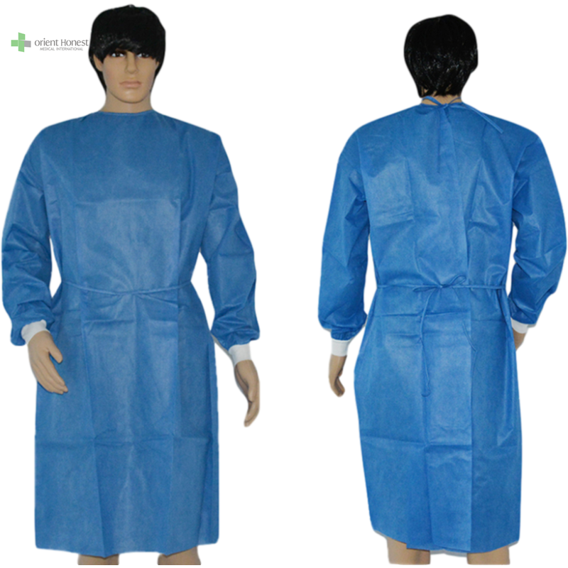 Disposable SMS isolation gown