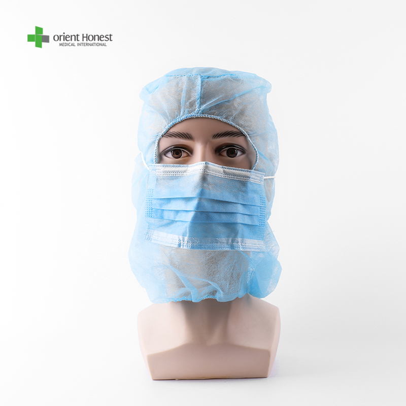 Tappo spaziale usa e getta con maschere per fornitori medici di fabbriche alimentari