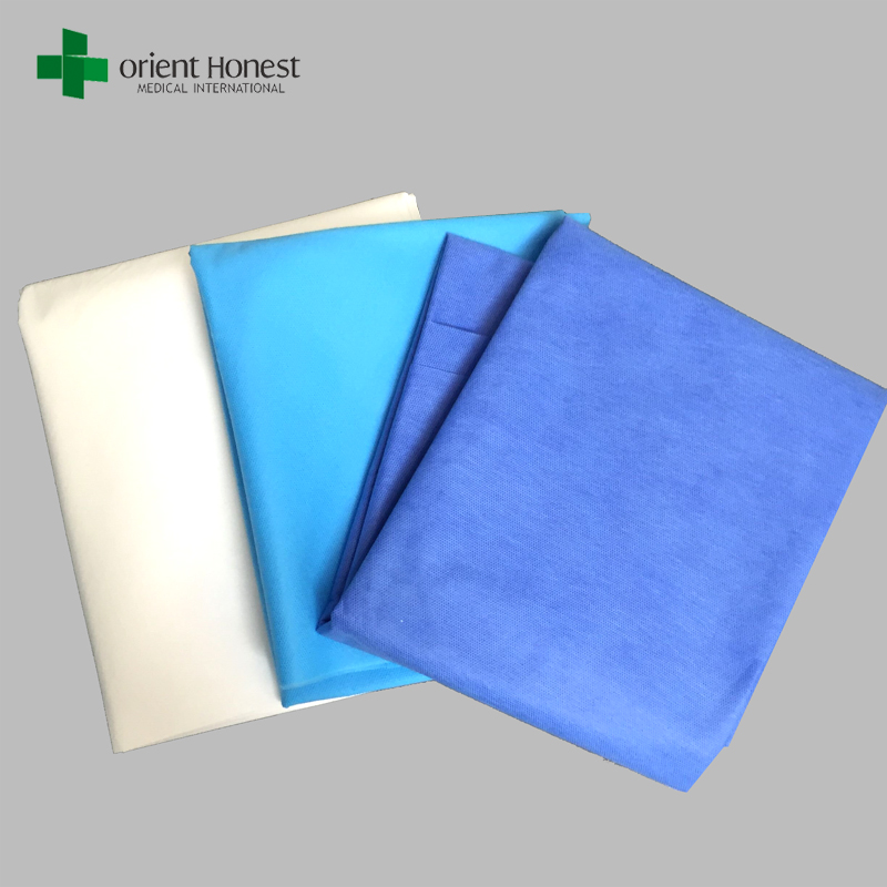 غطاء السرير القابل للتصرف للفنادق والمستشفيات ورقة السرير PP والأزرق ورقة السرير الجراحية SMS