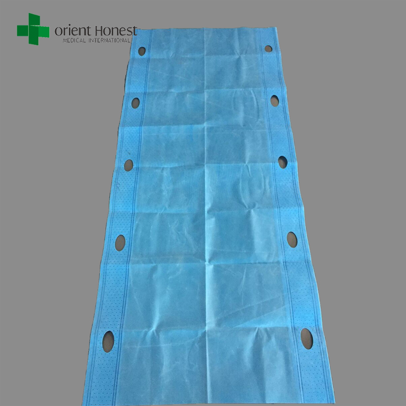 Disposable polypropylene carrying sheet for repositioning and transfering patients
