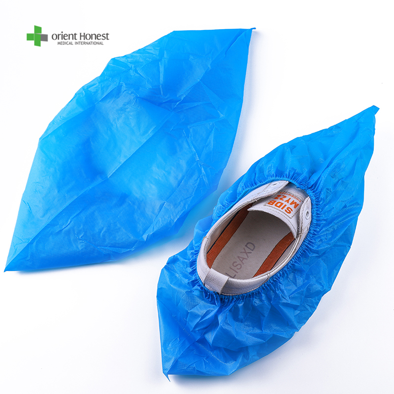 Cubierta protectora de plástico impermeable desechable para zapatos