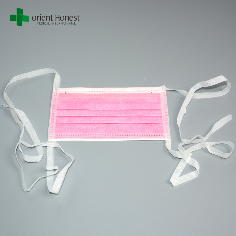 Doctor and patient tie on mask , surgery sanitary mask , hospital masks for sale