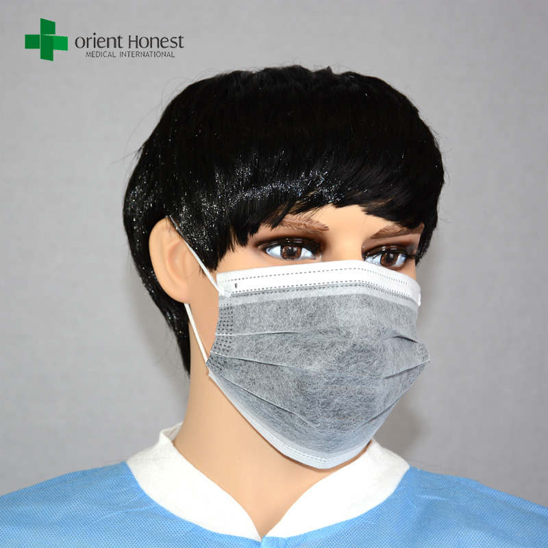 Industry uses activated carbon masks, medical carbon mask, 4plys disposable face mask with a carbon filter