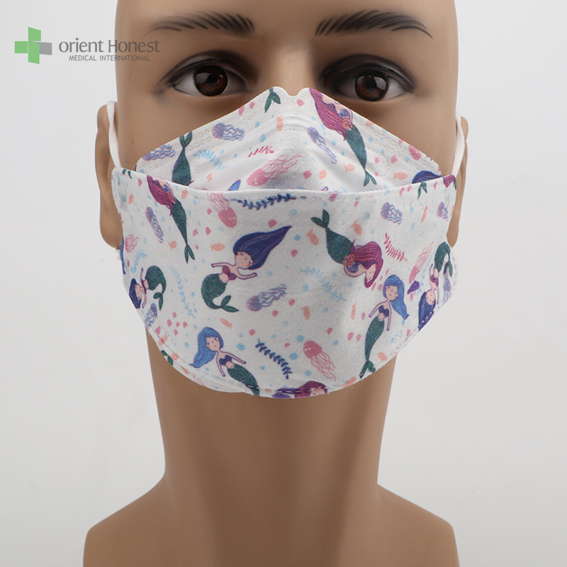 Fabricante de máscara de face KF94 descartável leve e respirável