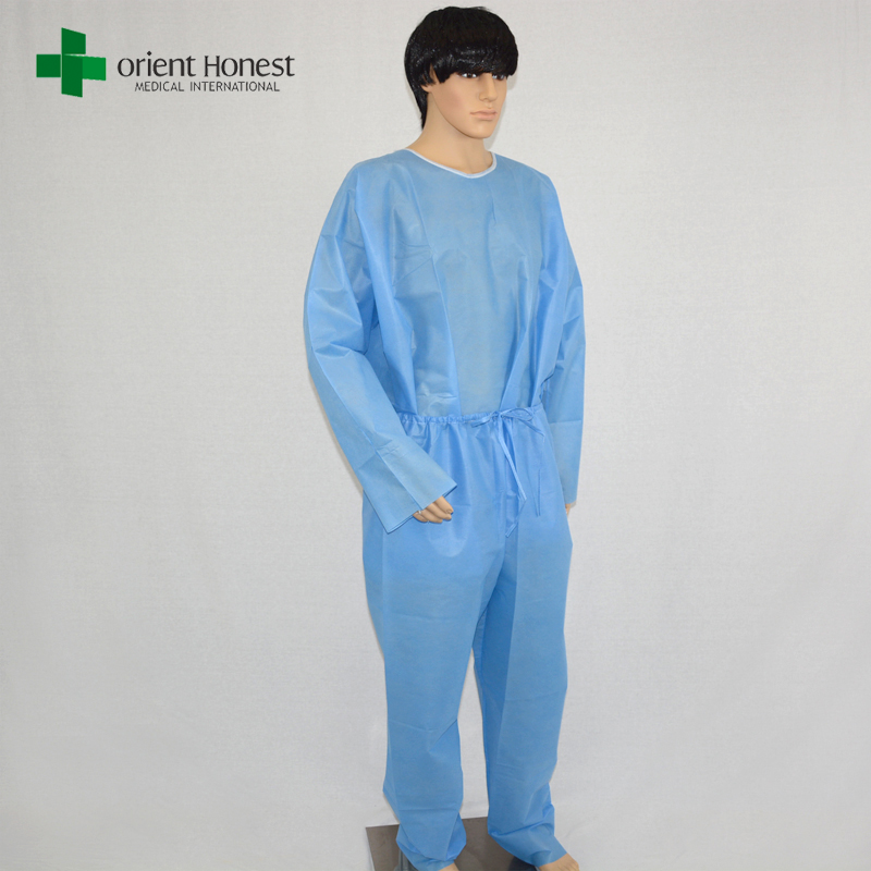 Производитель Одноразовые SMS Two Piece Общие костюмы Blue China