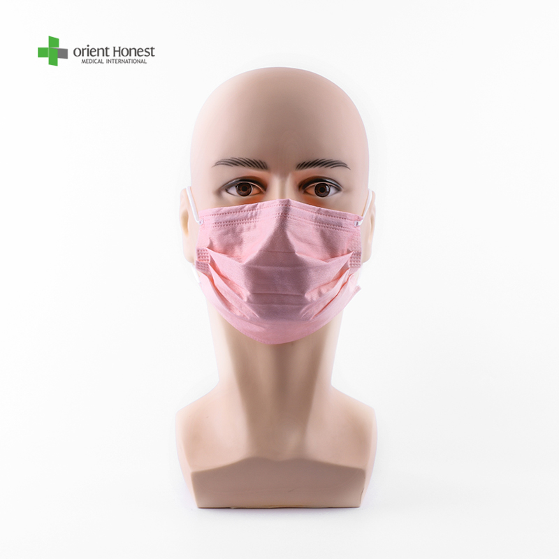 Neue, superweiche, farbenfrohe Einweg-Gesichtsmaske aus Spunlace-Material