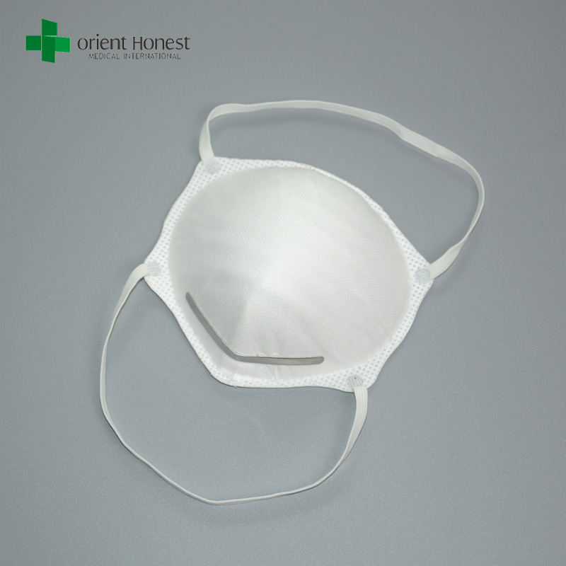 Protective white disposable particulate N95 dust mask manufacturers