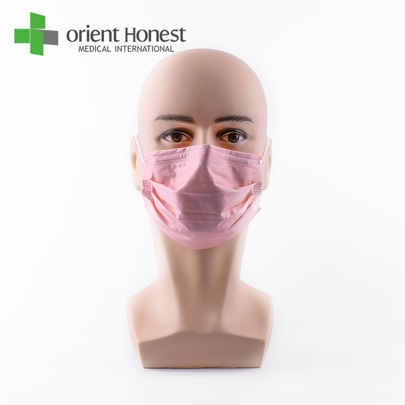 A máscara facial descartável de 3 camadas de PP não tecido