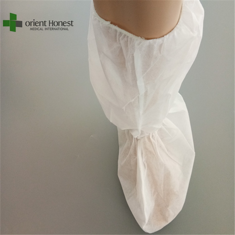 Proveedor de Xiantao para calzado médico desechable no tejido de PP personalizado con banda elástica