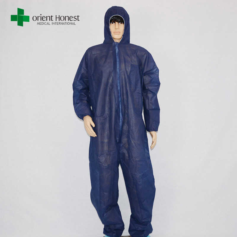 disposable hooded coverall,disposable overall suit ,disposable protective clothing