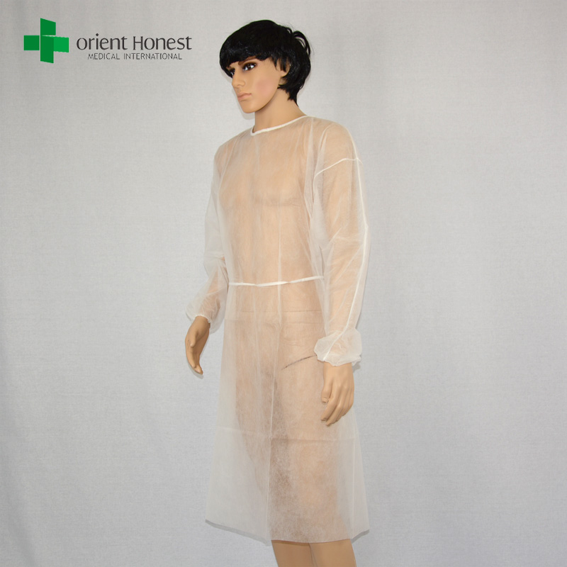 disposable long sleeve isolation gown,China factory disposable nonwoven isolation gown,medical non-woven isolation gowns