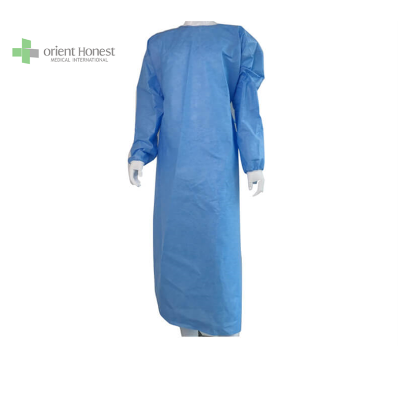 knitted cuffs disposable SMS surgical gowns