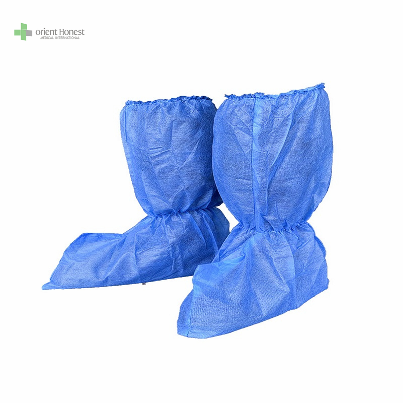 PP Boot Cover Non Slip Pakai Boot Cover Hubei Pabrik Dengan ISO 13485 CE FDA