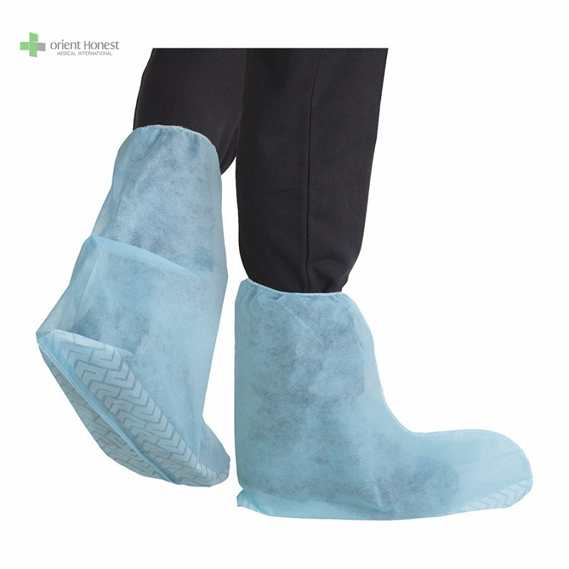Cubierta de zapata de bota PP cubierta de la pierna desechable Fábrica de HUBEI con ISO 13485 CE FDA