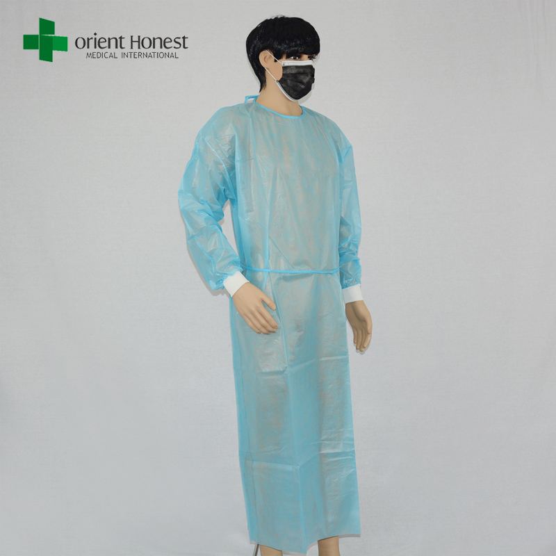 vendor for PP+PE fabric hospital gown,Chinese disposable hospital protective gown,hospital visitors disposable gowns
