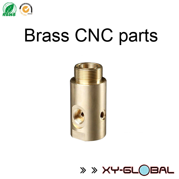 CNC fabricants de métaux, Brass CNC Lathe Connector Shaft