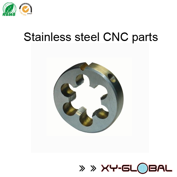 China CNC bearbeitete Teile Verteiler, Stahl CNC-Bearbeitung Befestigungsteile