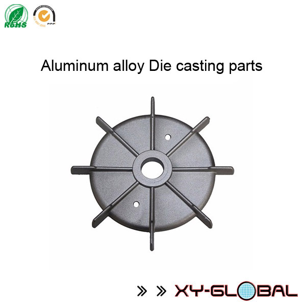 Molde de fundição de alumínio de alumínio OEM, Custom Sandblasting ADC12 Alloy Die Casting Parts
