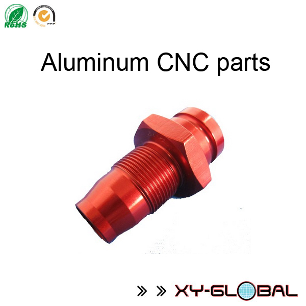 OEM aluminum die casting mold, Red anodized CNC aluminum alloy car parts