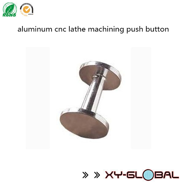 Oemアルミ鋳造部品中国、アルミCNC旋盤加工プッシュボタン