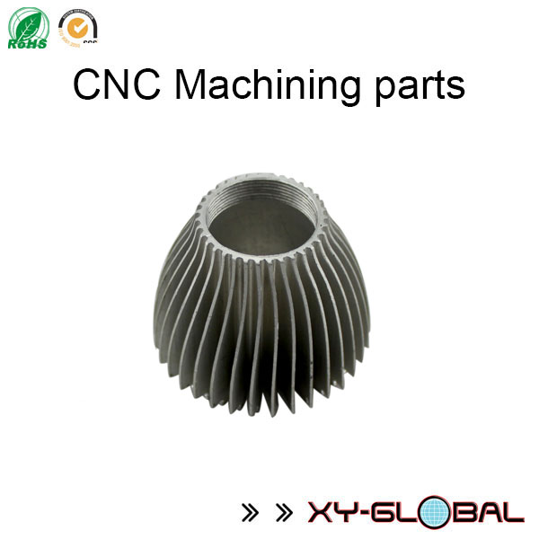 Precisión piezas de mecanizado CNC / aluminio con anodizado