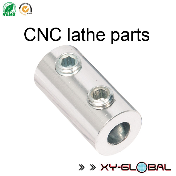 Usinage CNC en aluminium, Coupleur en acier CNC avec axe de polissage