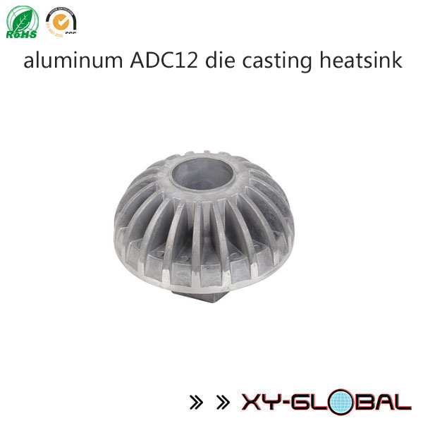 Dissipateur de chaleur en fonte d'aluminium ADC12 en aluminium