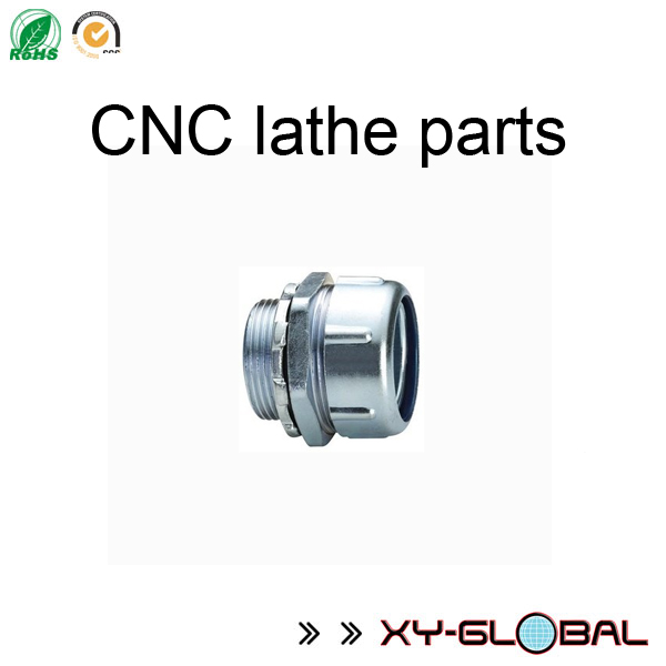 CNC precisie bewerkte onderdelen fabriek, roestvrij staal CNC draaibank connector