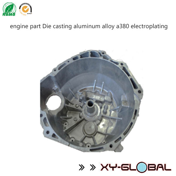 engine part Die casting aluminum alloy a380 electroplating