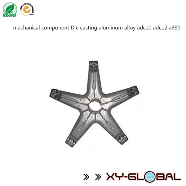 Componente mecânico Fundição de liga de alumínio adc10 adc12 a380