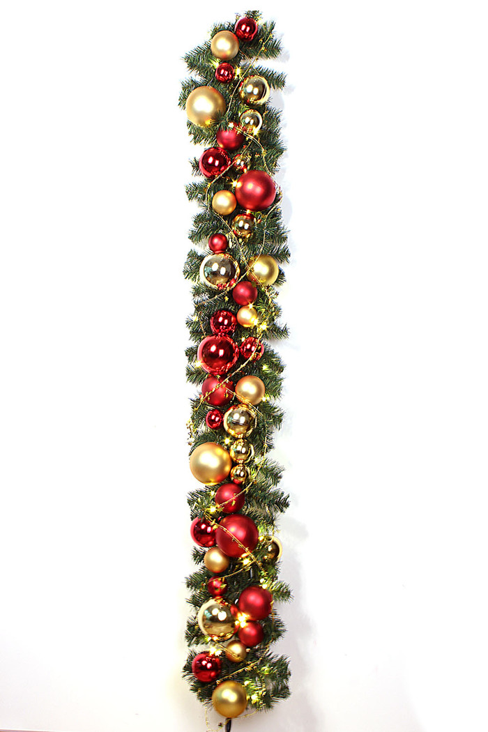 170 cm battery operated christmas garland