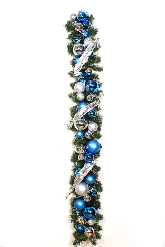 180cm blue christmas garland