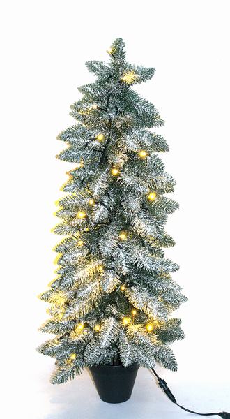4.5-Ft gate tree doorway lighted christmas cone trees