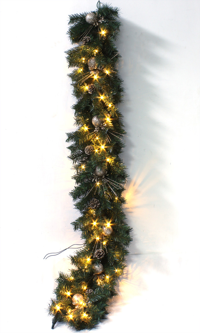 6 ft Navidad iluminado Garland