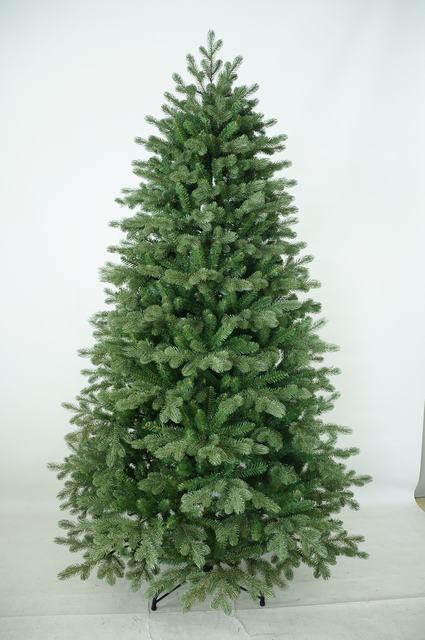 8FT Unique Pre-Lit plastic christmas tree artificial