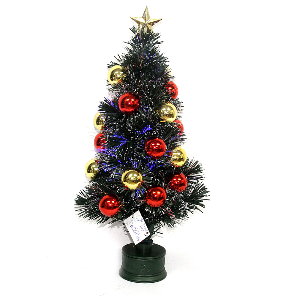 Christmas decoration supplier Outdoor lighted twig holiday time musical fiber optic christmas tree
