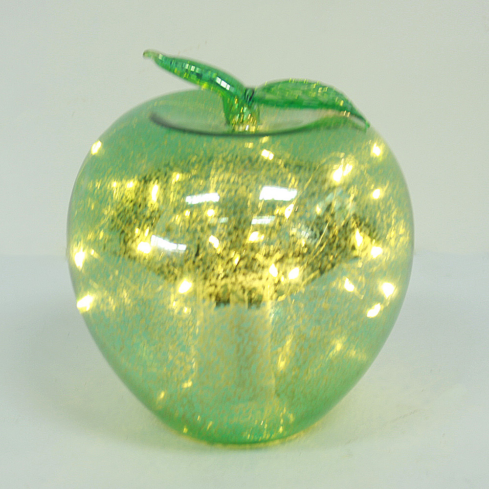 Decorative Lighted Christmas Glass Ornament