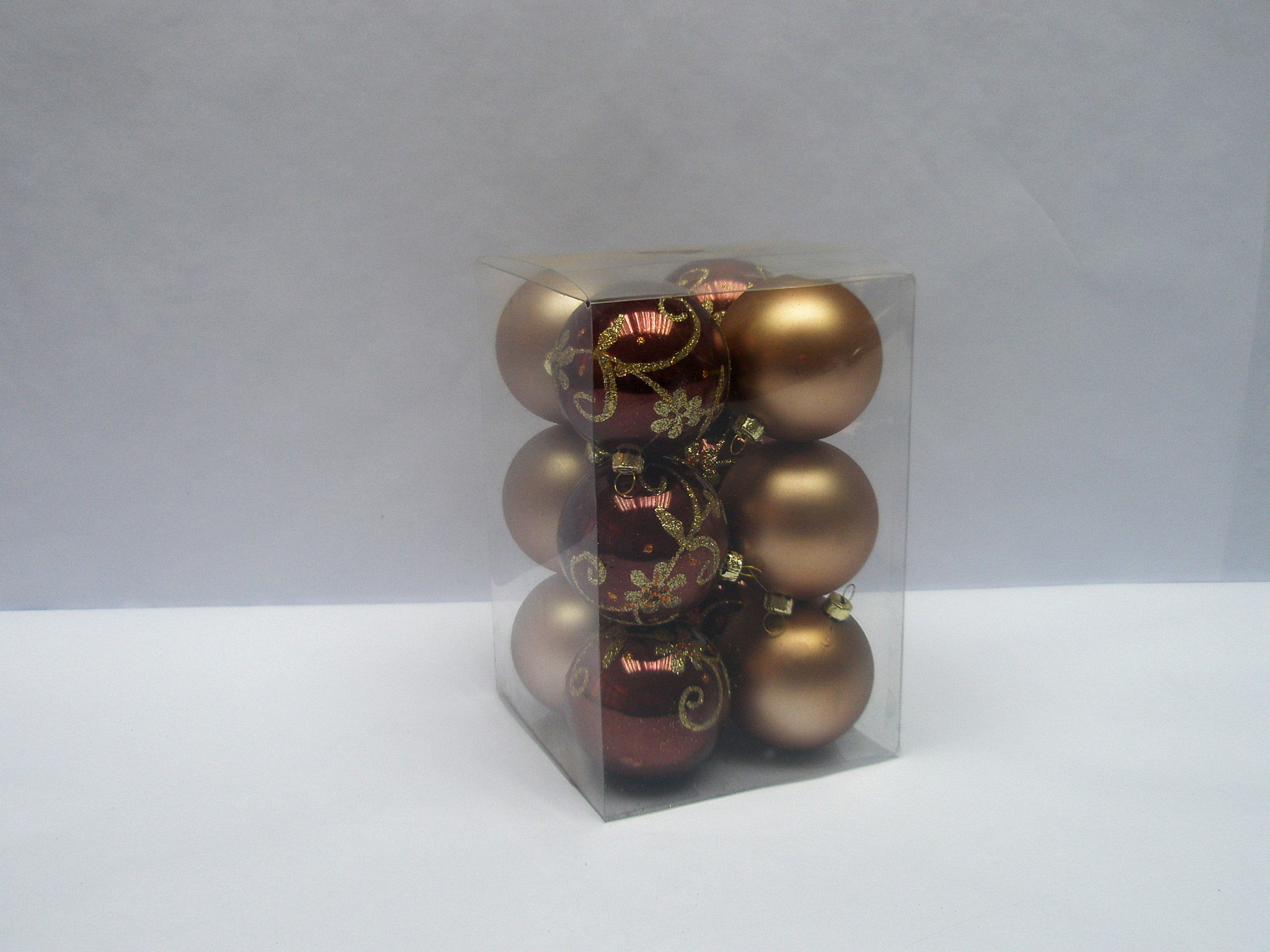 Distintivo personalizado navidad ornamento de la bola