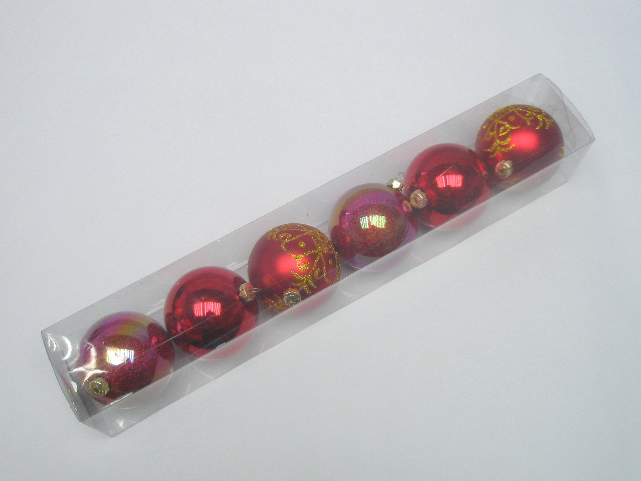耐久性のあるプラスチック製のクリスマスツリーボールセット