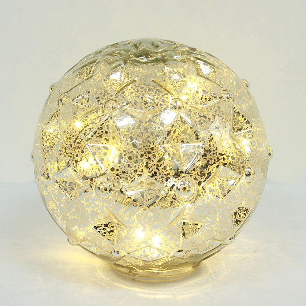 Excellent Quality Glass Lighted Ball Ornament