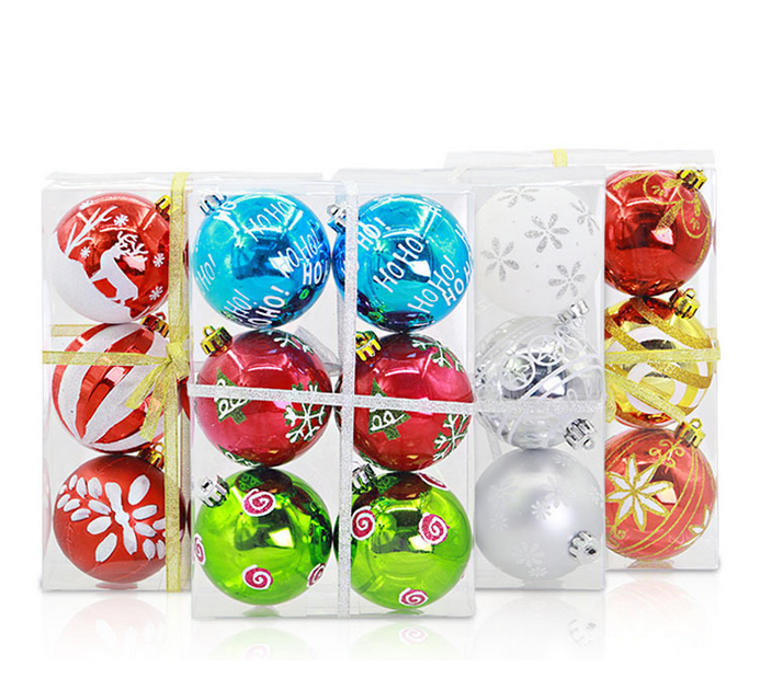 上質な防止印刷クリスマスプラスチックボール