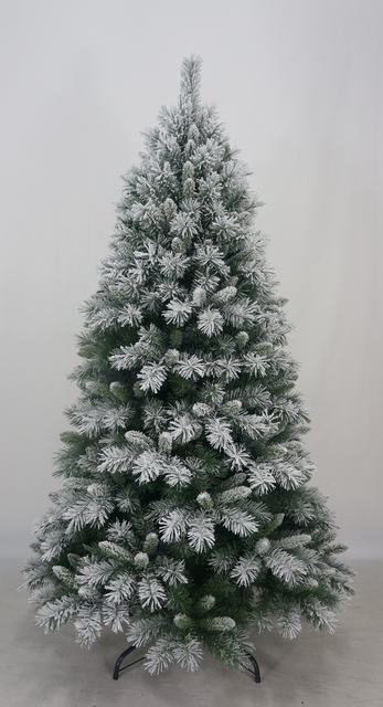 Floked Snowing PVC Artificial Christmas tree